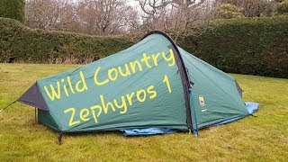 Wild Country Zephyros 1 Terra Nova Tent First Time Pitch [upl. by Rehposirhc903]