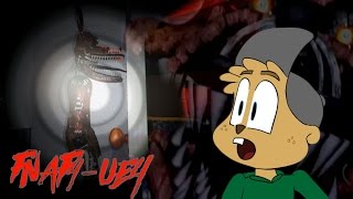 FOXY IS HIDING BEHIND THE DOOR  FNAF UE4 Five Nights at Freddys FREE ROAM [upl. by Khano]