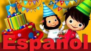 La canción de cumpleaños feliz  Canciones infantiles  LittleBabyBum [upl. by Nnayllas624]