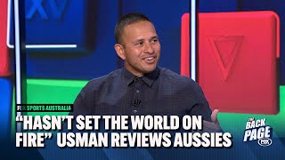 Usman Khawaja offers insight into Aussies South Africa battle  The Back Page  Fox Sports [upl. by Maloy906]