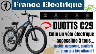 DUOTTS C29  Le vélo électrique tout terrain à prix accessible [upl. by Bundy]