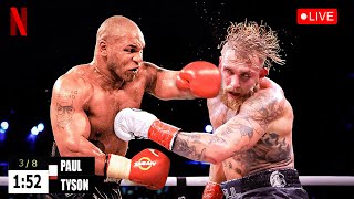 Mike Tyson VS Jake Paul Full Fight HIGHLIGHTS  Netflix 2024 [upl. by Euphemiah674]