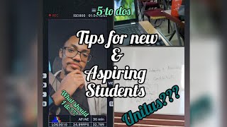 Tips for new and aspiring Unilus students from your favorite 4th year [upl. by Ybanrab445]