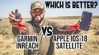 Apple iOS 18 Satellite Messaging VS Garmin InReach  Which is Better [upl. by Yasui]