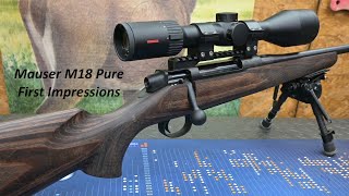 Mauser M18 Pure has arrived here are a few first impressions what do you think [upl. by Ahsaet11]