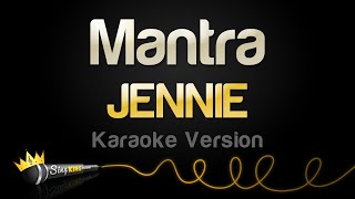 JENNIE  Mantra Karaoke Version [upl. by Aneekat536]