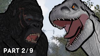 King Kong 2005 vs Indominus Rex  Animation Part 29 [upl. by Ahser]