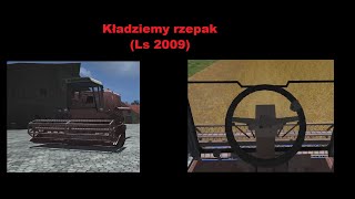 Kładziemy rzepak Bizonem Ls 2009 [upl. by Pauiie957]