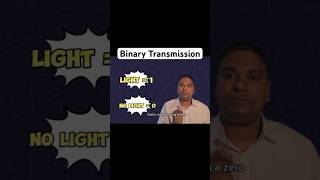 Binary Data Transmission  From Bits to Light Signalsshorts [upl. by Ede289]