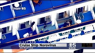 Norovirus Outbreak On Cruise To San Francisco Ship Docked At Pier 27 For Scrubdown [upl. by Gilligan]