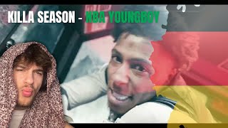 DEMON TIME  KILLA SEASON  NBA YOUNGBOY REACTION GERMAN [upl. by Eniawd]