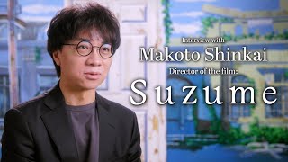 Makoto Shinkai on the Direction of Suzume  Interview [upl. by Suidaht]