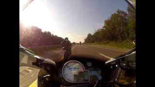 2012 BMW K1300S HP cruising on the highway [upl. by Barbur]