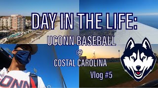 DAY IN THE LIFE  D1 ATHLETE  UCONN BASEBALL  COSTAL CAROLINA  VLOG 5 [upl. by Atteynod639]