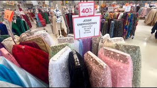 ASMR Fabric Scratching and Fabric Store Walk Through [upl. by Goldberg]