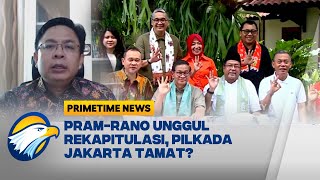 FULL PramRano Unggul Rekapitulasi Suara Pilkada Jakarta Selesai Satu Putaran  Primetime News [upl. by Baum]