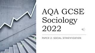 AQA GCSE 2022 Social Stratification [upl. by Andreas879]