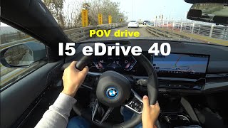 2024 BMW i5 eDrive 40 POV drive [upl. by Neumark]