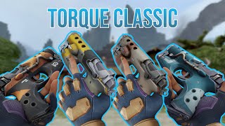 Torque Classic Skin Showcase  VALORANT Episode 9 Act 3 Battlepass Skins [upl. by Mendes]