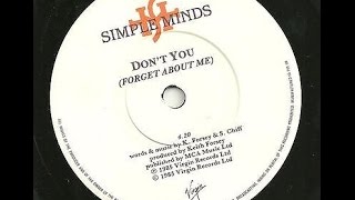 Simple Minds  Dont You Forget About Me 12quot Inch Special Versión [upl. by Patrizius866]