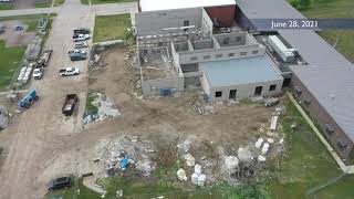 ColoNESCO Elementary School  Drone Construction Update June 28 2021 [upl. by Man]