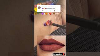 MUST TRY Brown Lipstick Shade💄colourmixing lipstickhacks satisfyingvideo [upl. by Holladay]