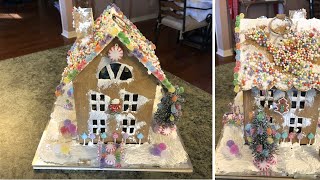 Christmas Gingerbread House Diy 2018 [upl. by Ainahpets]