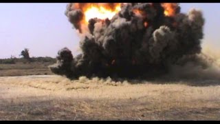 Anti Tank mine testing [upl. by Ryun872]