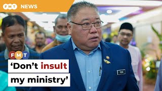 Tourism ministry prepared to help Sabah but don’t insult my officials says Tiong [upl. by Summers69]