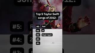 2012 top hits from Taylor Swift swifties erastour taylorswift popstar taylorsversion music [upl. by Trueman]