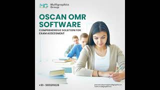 OSCAN OMR SOFTWARE  THE BEST AND COMPLETE OMR SOLUTION  MULTIGRAPHICS GROUP [upl. by Notlrak]