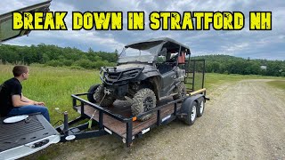 ATV Break down in Stratford NH [upl. by Enidanreb]