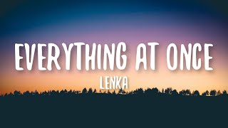 Lenka  Everything At Once Lyrics [upl. by Nospmoht]