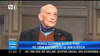 Neagu Djuvara  despre Crin Antonescu si Victor Ponta [upl. by Ahsitam]