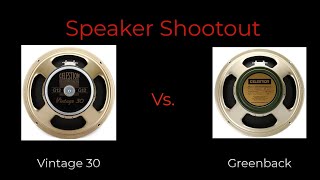 Speaker Battle Vintage 30 Vs Greenback in a Metal Mix [upl. by Nivla]