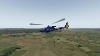 Gazelle flight test XPlane 11 [upl. by Etnud259]