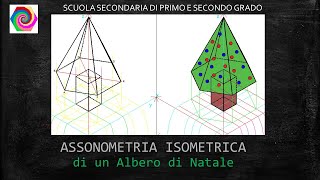 Assonometria isometrica di un albero di Natale [upl. by Joash]