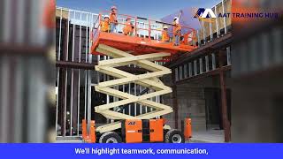 Professional scissor lift operations training [upl. by Einiffit]