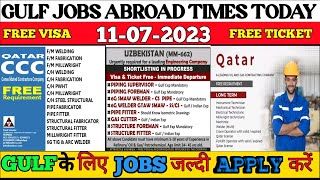 Urgently Requirement For Reputed Company In Qatar Gulf Job Vacancy 2023 Dubai Job Vacancy 2023 [upl. by Ennirak]