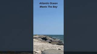 Atlantic Ocean Meets The Bay Longport New Jersey Point [upl. by Grete660]