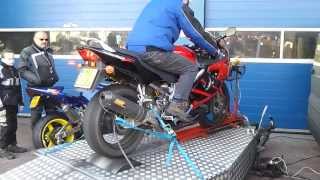 Honda CBR600 F4i dyno run [upl. by Eornom113]