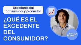 ¿QUÉ ES EL EXCEDENTE del CONSUMIDOR y EXCEDENTE del PRODUCTOR [upl. by Gallager334]