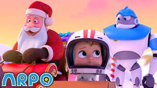 Christmas Flight  ARPO The Robot  Funny Kids Cartoons  Kids TV Full Episodes [upl. by Lilyan444]