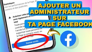 comment ajouter un administrateur dans ma page facebook 2024 [upl. by Ainoet]