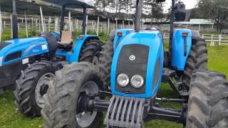 Cliente muestra su tractor Landini Globalfarm DT100 [upl. by Yhcir]