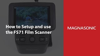 How To Set Up and Use the Magnasonic FS71 24MP Film Scanner [upl. by Byrann]