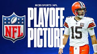 UPDATED NFL Playoff Picture Browns SECURE Spot After Win Over Jets I CBS Sports [upl. by Zetram]