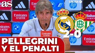 PELLEGRINI y el PENALTI que ALBEROLA ROJAS y el VAR señalaron a VINICIUS  REAL MADRID 2 BETIS 0 [upl. by Tutto]