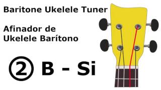 Baritone Ukelele Tuner  Afinador de Ukelele Barítono [upl. by Iahc]