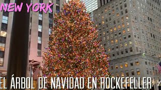 NEW YORK EL ÁRBOL DE NAVIDAD EN ROCKEFELLER [upl. by Gussi527]